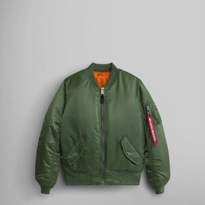 NWOT Alpha Industries Olive MA-1 Bomber Jacket | Size M